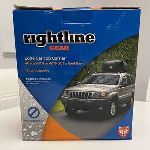 NEW RIGHTLINE GEAR EDGE CAR TOP CARRIER Rooftop Cargo Bag Water Resistant